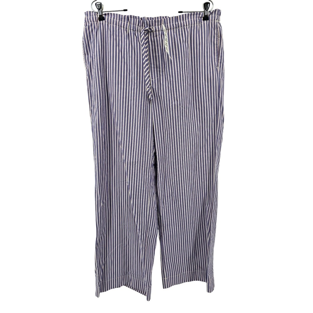 Kimchi Blue Urban Outfitters Pants Womens L Purple Striped Cotton Lounge Poplin